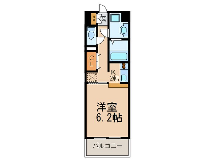 CAVANA天神の物件間取画像