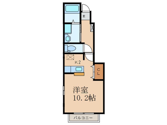 サンパティ－クⅥの物件間取画像