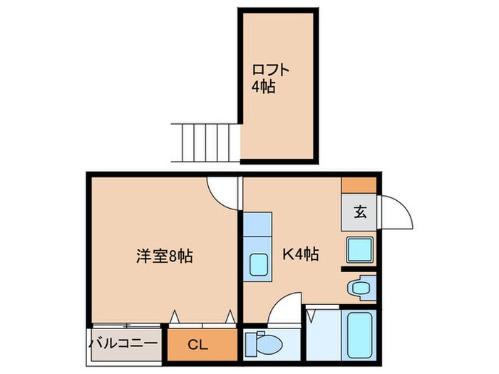 アルブル香椎宮前Ⅱの物件間取画像