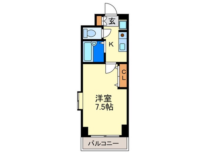 セゾン・ド・ヴィラ平尾の物件間取画像