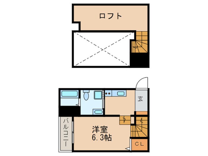 Avanti 今宿の物件間取画像
