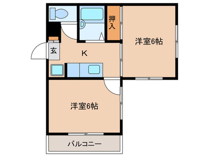 メゾンテイクの物件間取画像