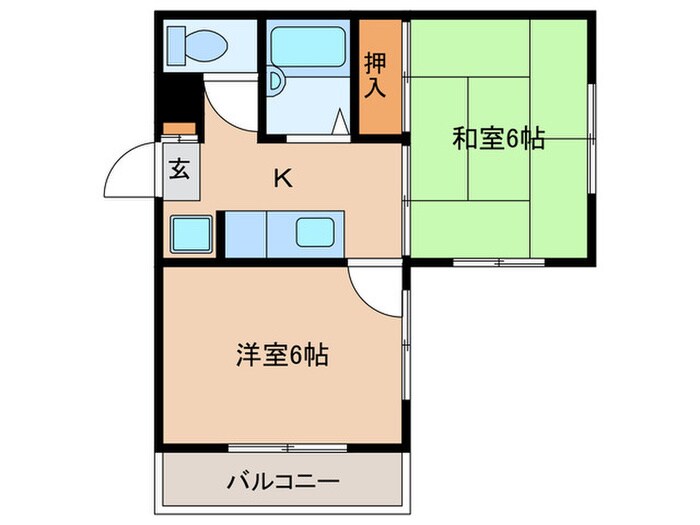 メゾンテイクの物件間取画像