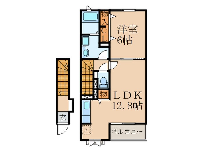 ラフレシール・Ⅰの物件間取画像