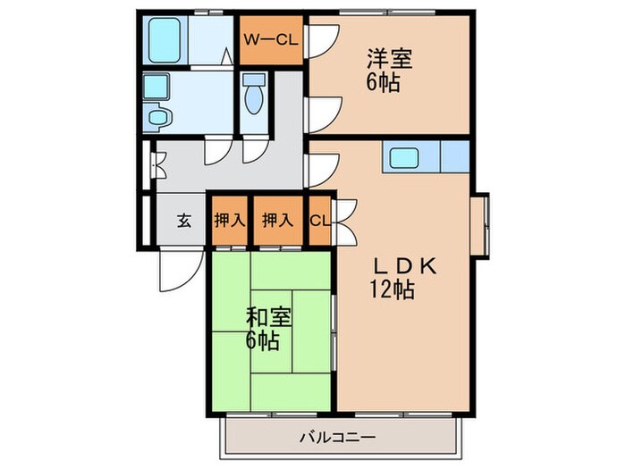 サンライズ平塚の物件間取画像