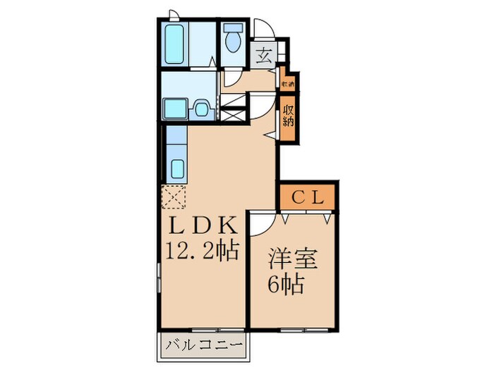 ヴェルドミールⅢの物件間取画像