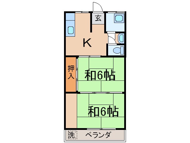 杉原荘の物件間取画像