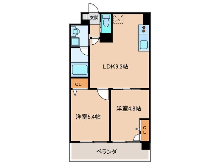 コンダクト福岡東の物件間取画像