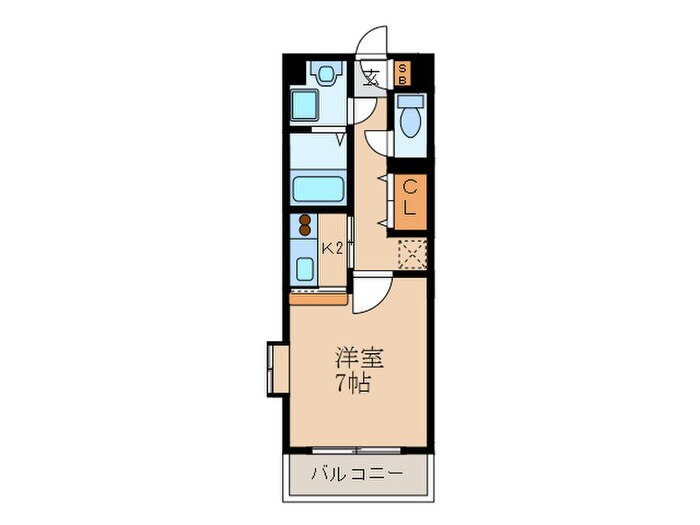 リバーサイド東比恵の物件間取画像