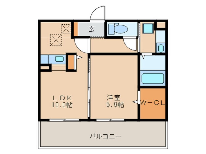 フェリーチェ　レガロの物件間取画像