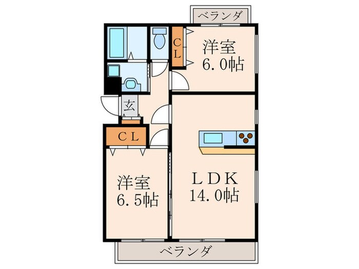 フル－ルドイシダの物件間取画像