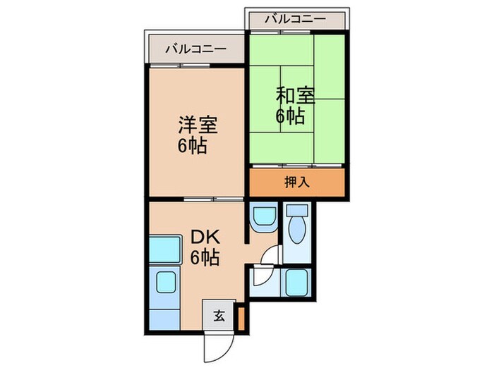 ドエリング前田の物件間取画像