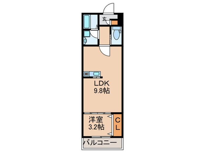 Ｐａｔｉｎａ黒崎の物件間取画像