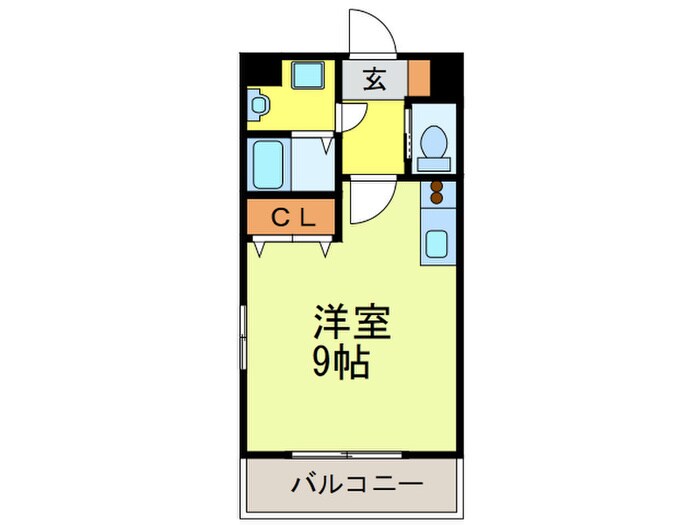 ハーベスト薬院の物件間取画像