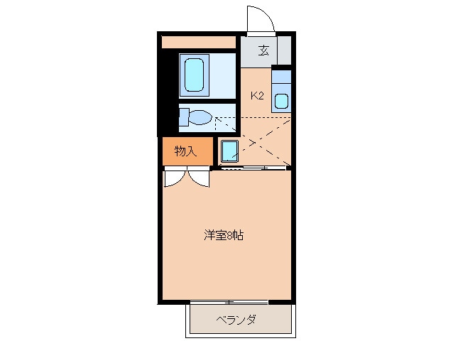 グランベール櫛原の物件間取画像