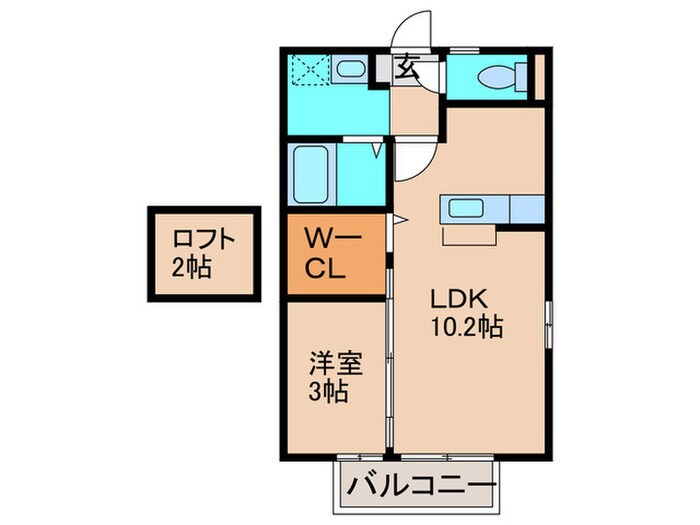 アンバ－ウッドの物件間取画像