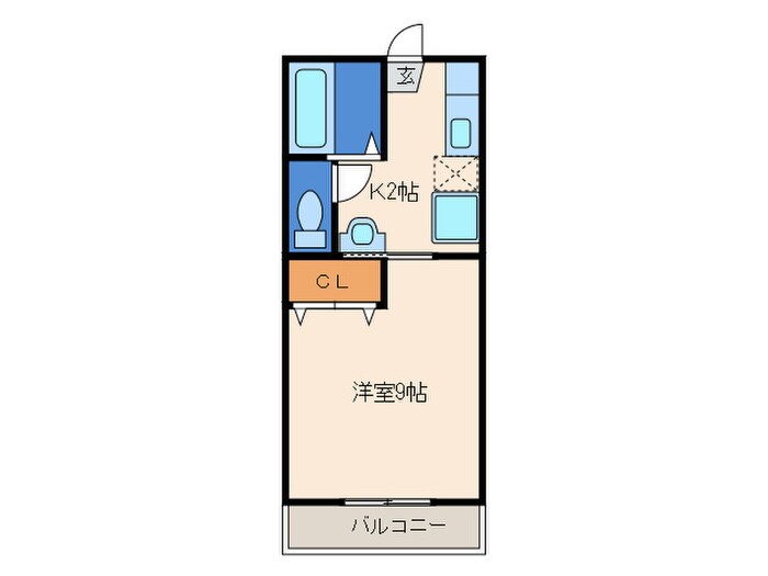 エルジ－ナの物件間取画像