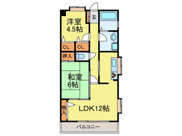 グランシャリオ高宮の物件間取画像