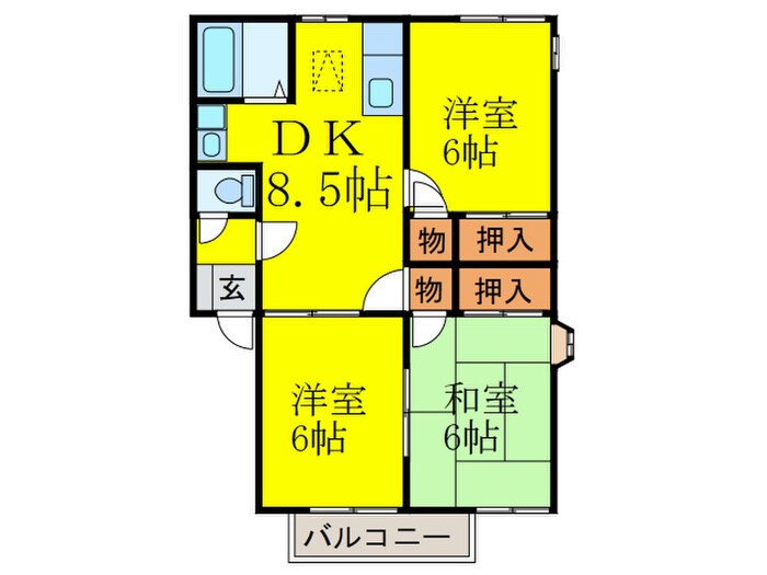 物件間取画像