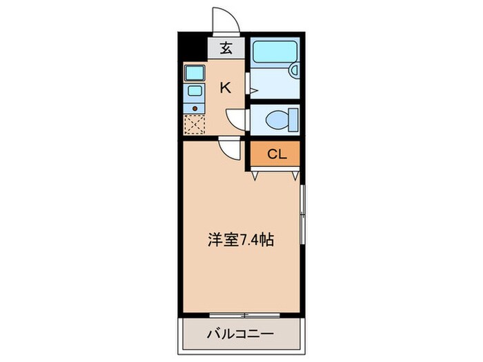 K‘S鳥飼apartmentの物件間取画像