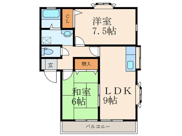 プラムフィールドの物件間取画像