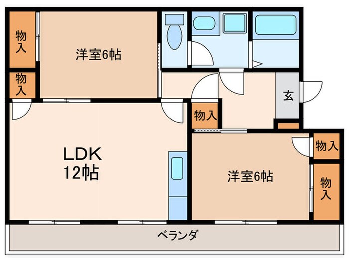 コウジコーポ西原の物件間取画像