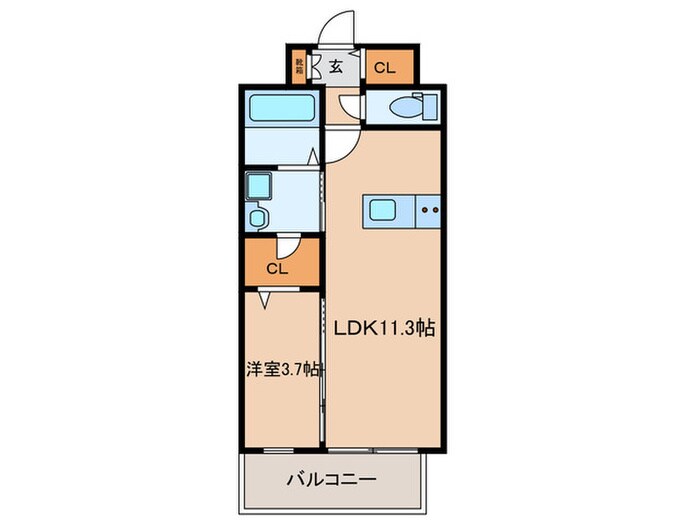 LEGEND　TAKAMIの物件間取画像