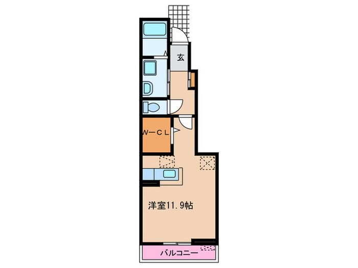 ヒルズ福津Ⅰの物件間取画像
