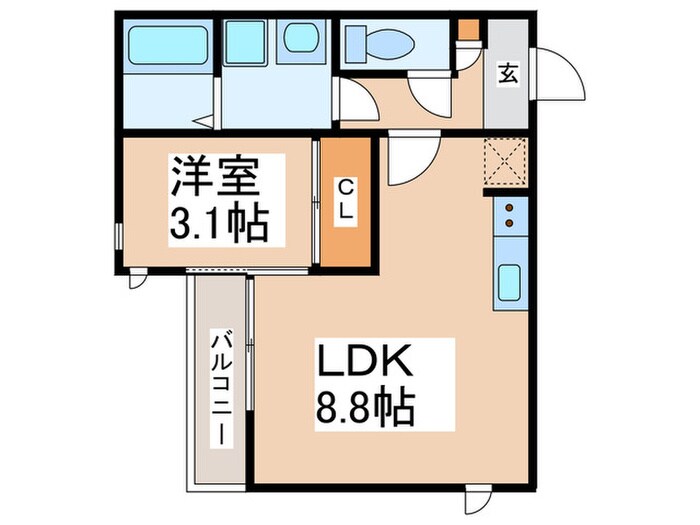 Ｇｒａｎｄｔｉｃ筑紫野中央の物件間取画像