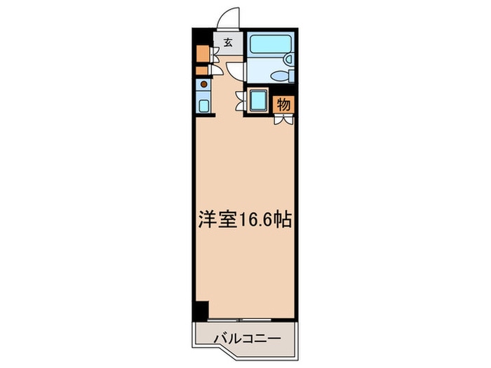 東急ドエルアルス天神（207）の物件間取画像