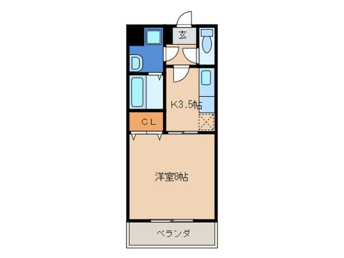 シャルム唐原の物件間取画像