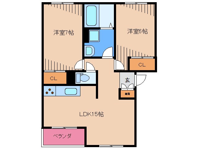 シ－サイドヒルズＨ･Ｋ Ⅲの物件間取画像