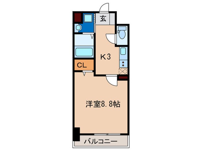 エヴァーグリーンＱの物件間取画像