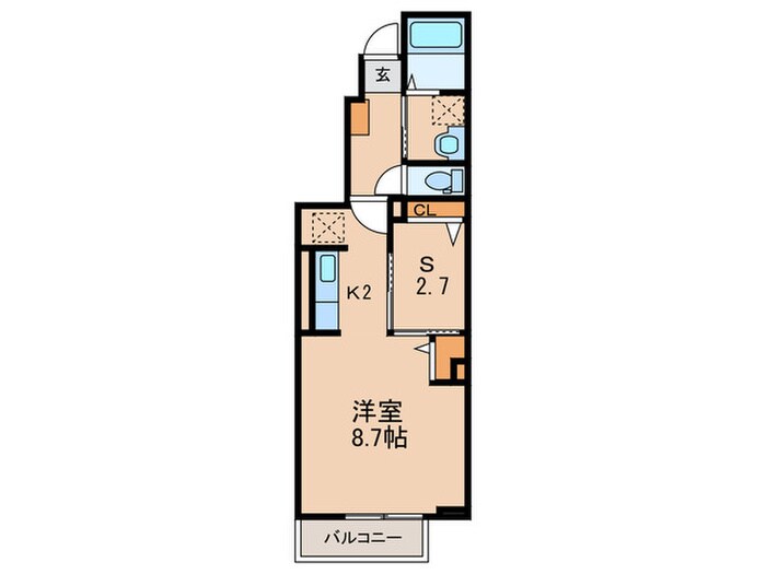 ベローナ春日野の物件間取画像