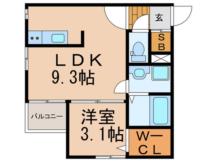 仮）ラシックランテ若葉台西の物件間取画像