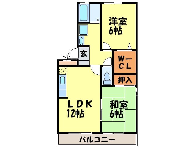 ボヌール藤の物件間取画像