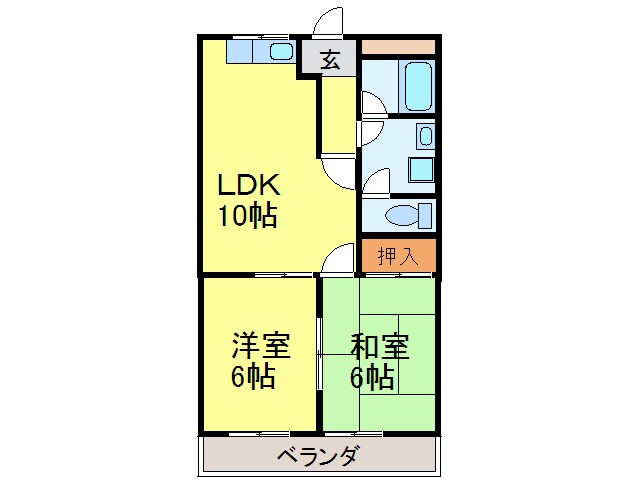 アドバンストラスト２６ Ｃ棟の物件間取画像