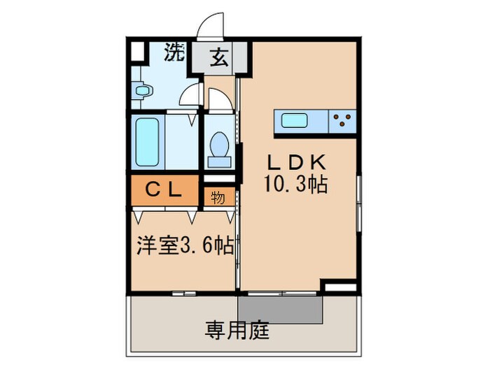 Fuga清納の物件間取画像
