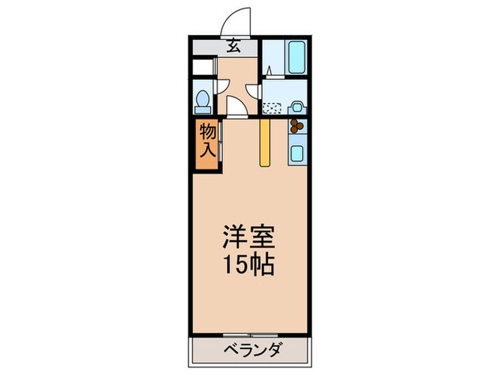 アミュ－ズメント医生ヶ丘の物件間取画像