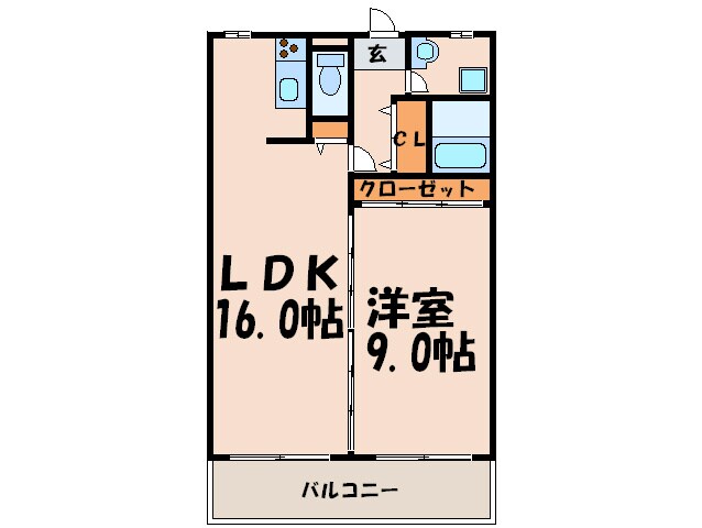 アネックス住乃江の物件間取画像