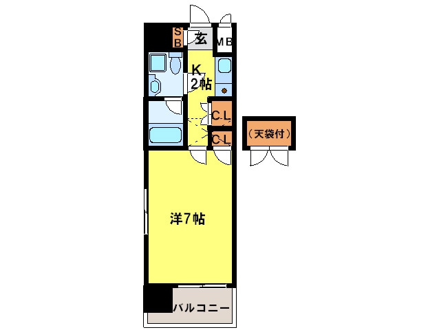 エトス高宮の物件間取画像