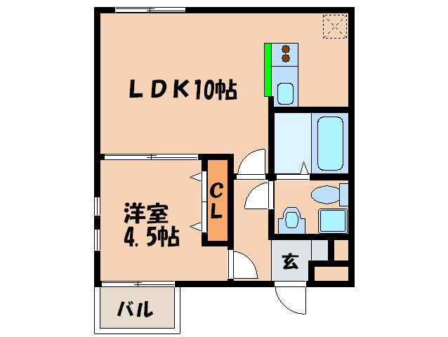 ソリッド西公園の物件間取画像