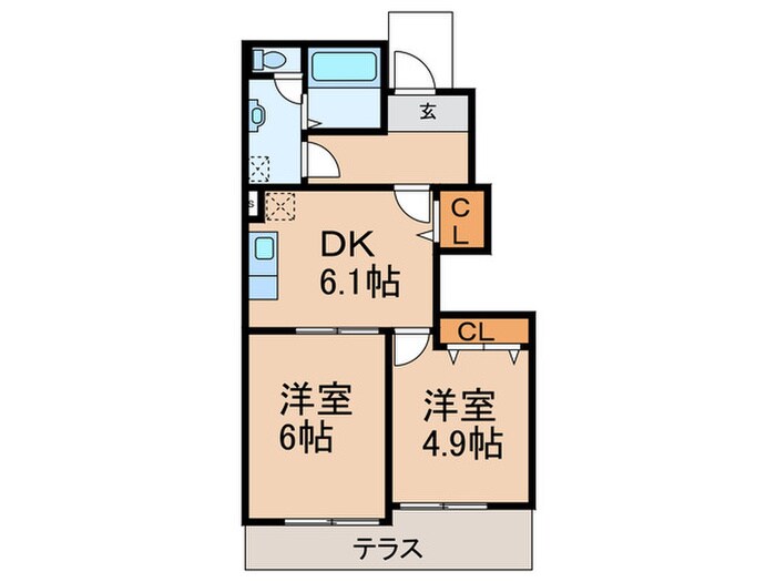 物件間取画像