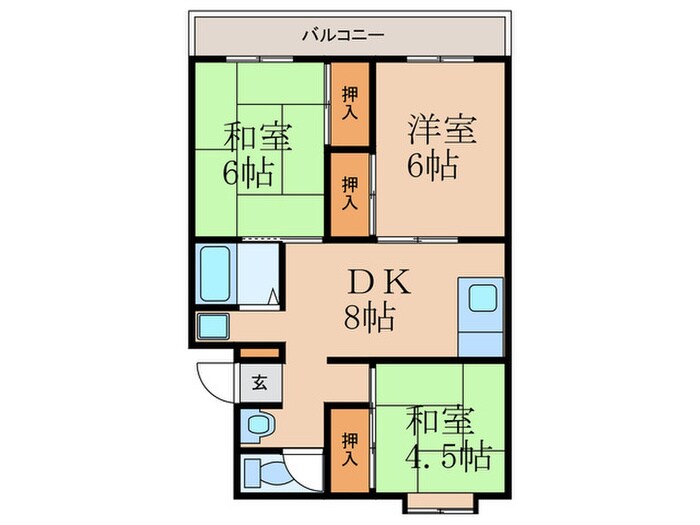 物件間取画像