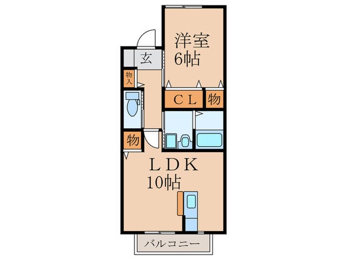 リーベン・ヴィーヴルⅡの物件間取画像