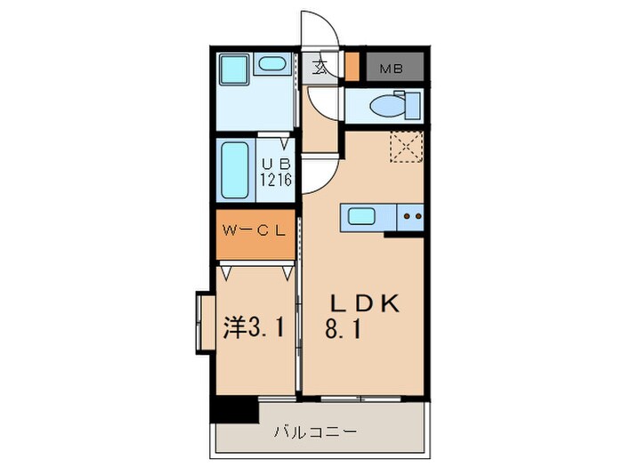 U´s Residence 木町の物件間取画像