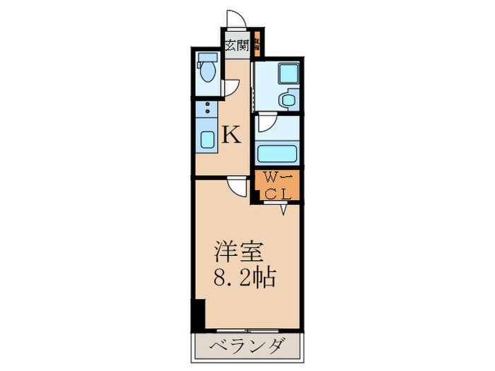 テゾーロ行橋の物件間取画像