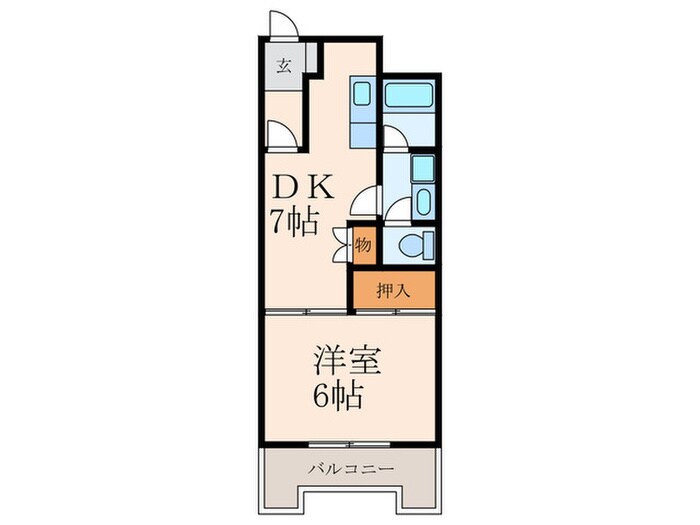 ベルガ足立の物件間取画像