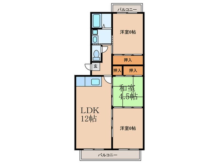 第二城戸ビルの物件間取画像
