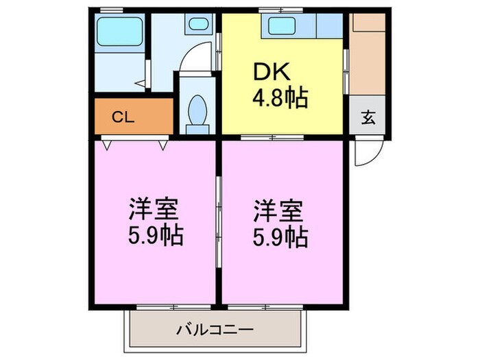 コ－ポエディの物件間取画像